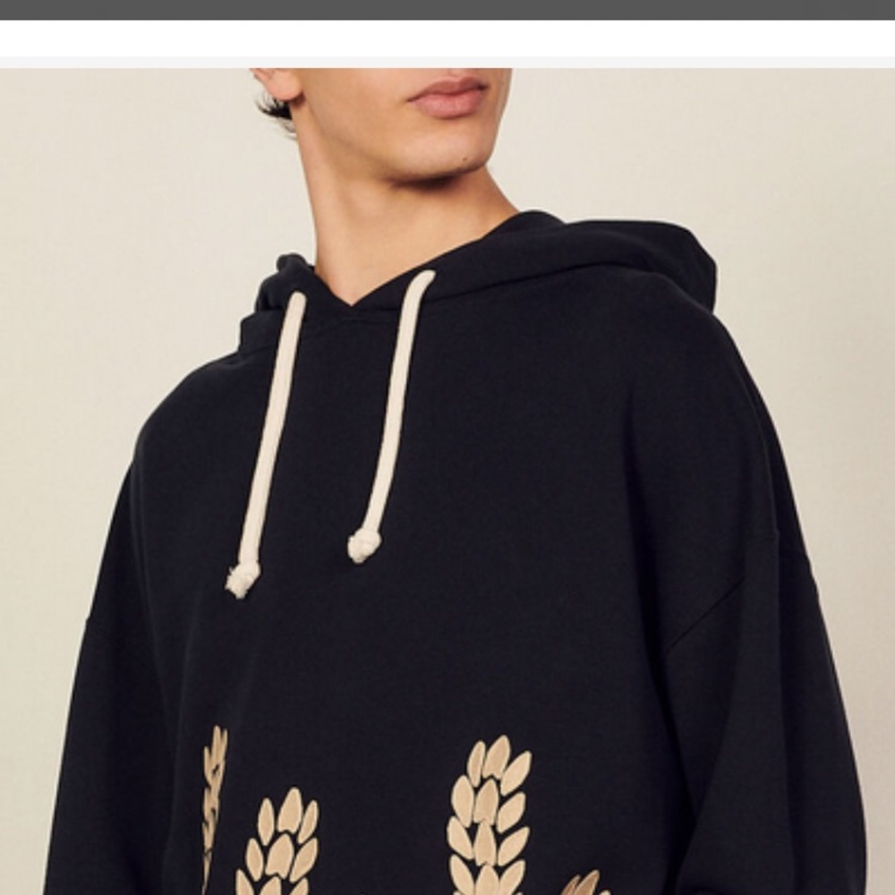 Sandro cotton hoodie